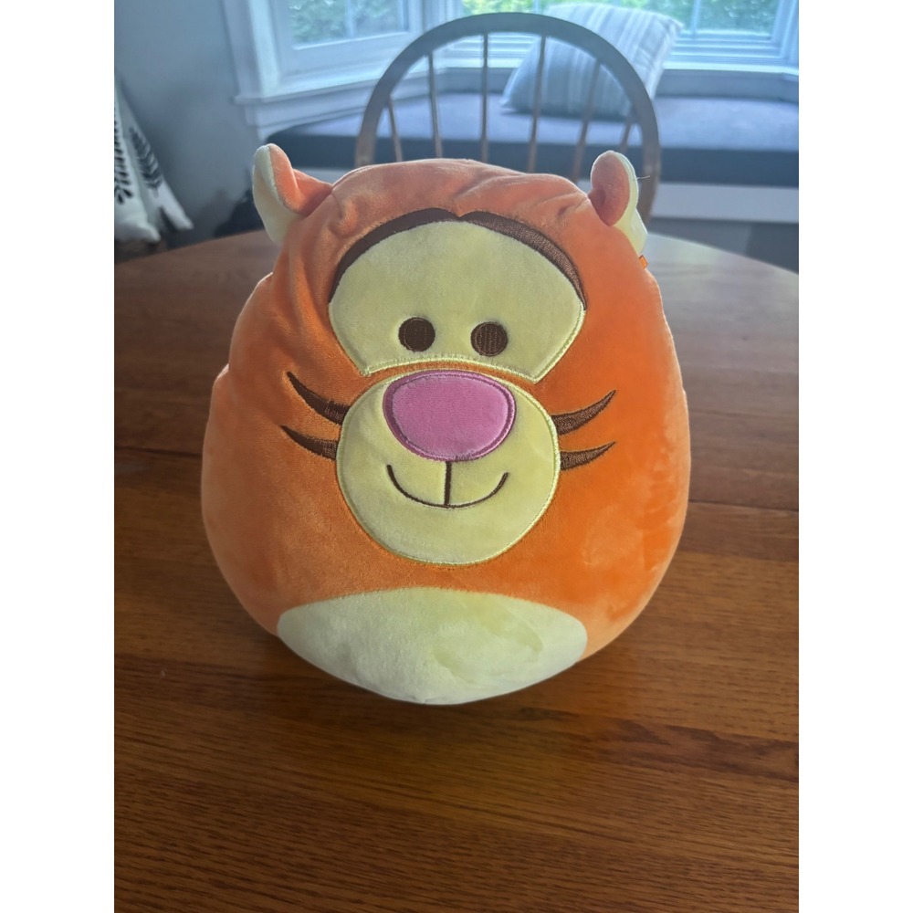 Kellytoy Squishmallow Disney Tigger Orange Tiger Plush Toy Winnie the Pooh 8 in